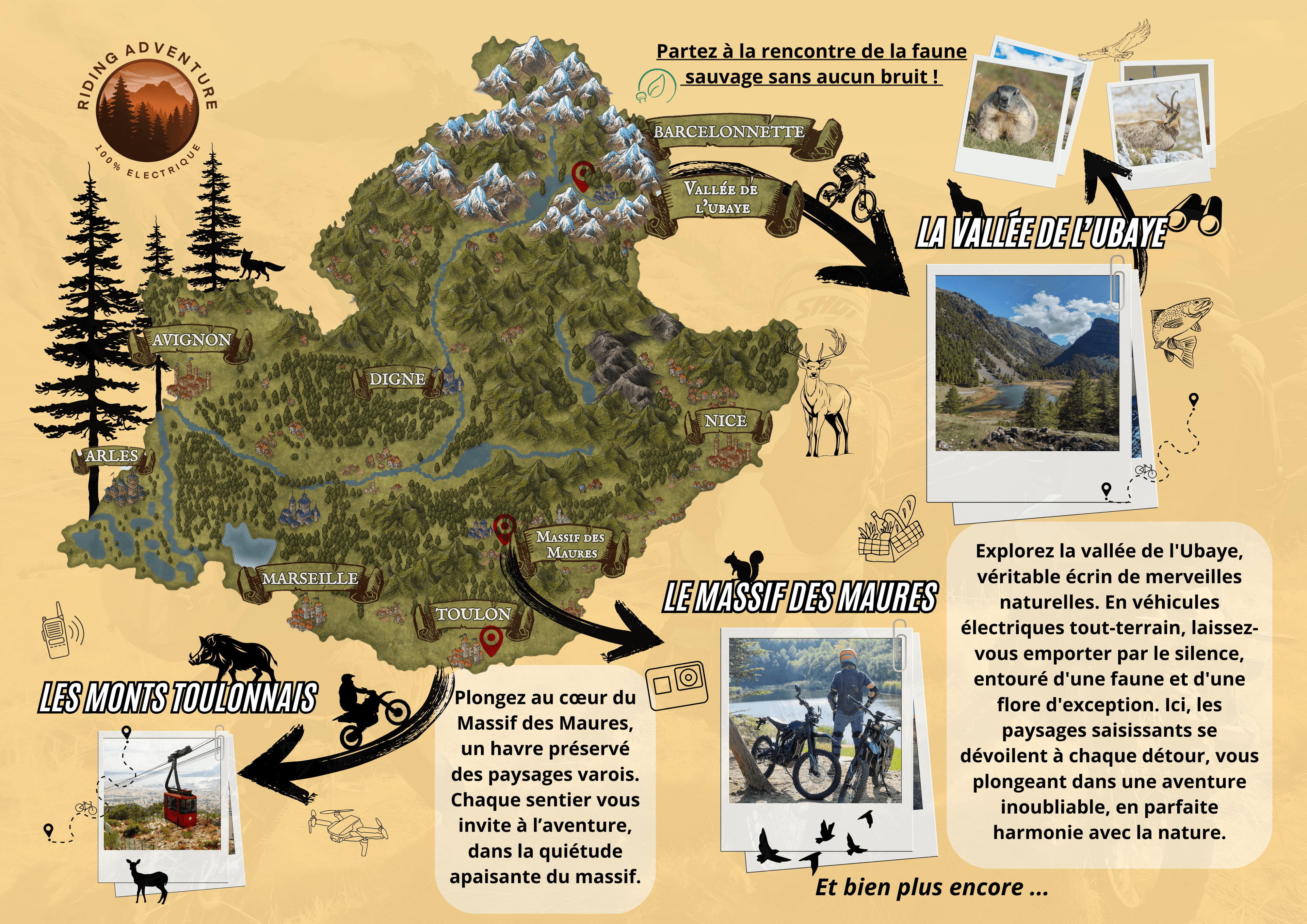 Escursione Riding Adventure in montagna