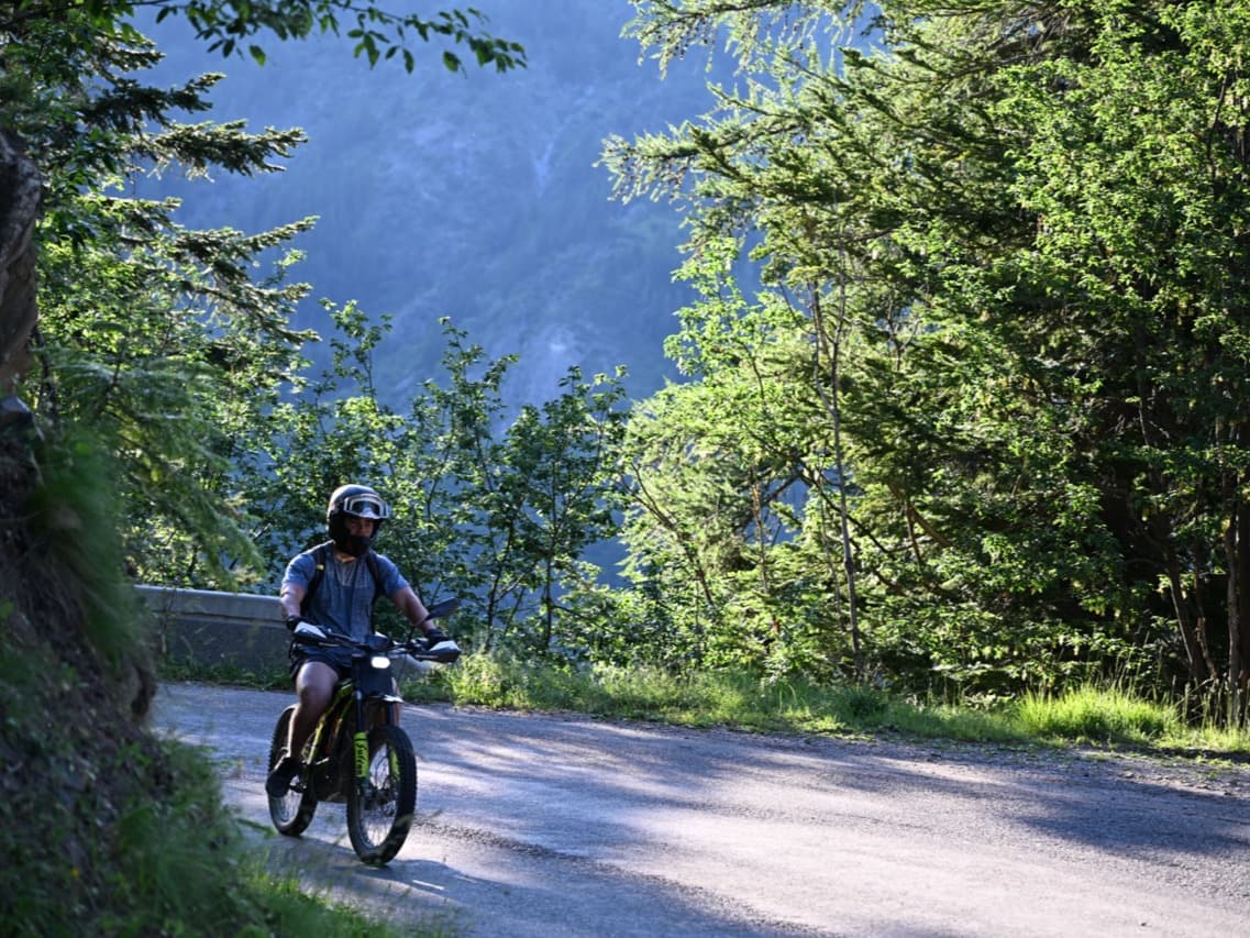 Sortie longue en VETT avec panorama de montagne