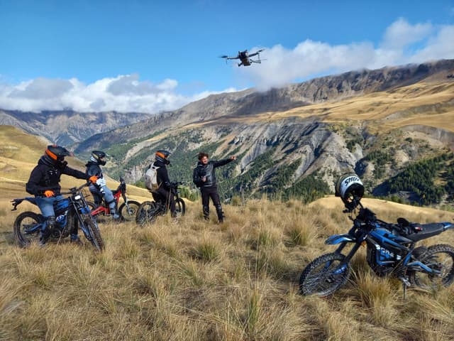 Uscita Riding Adventure con drone